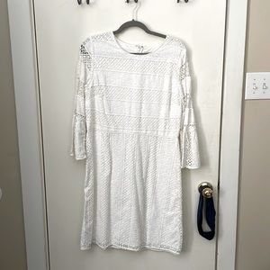 LOFT White Dress - size 12